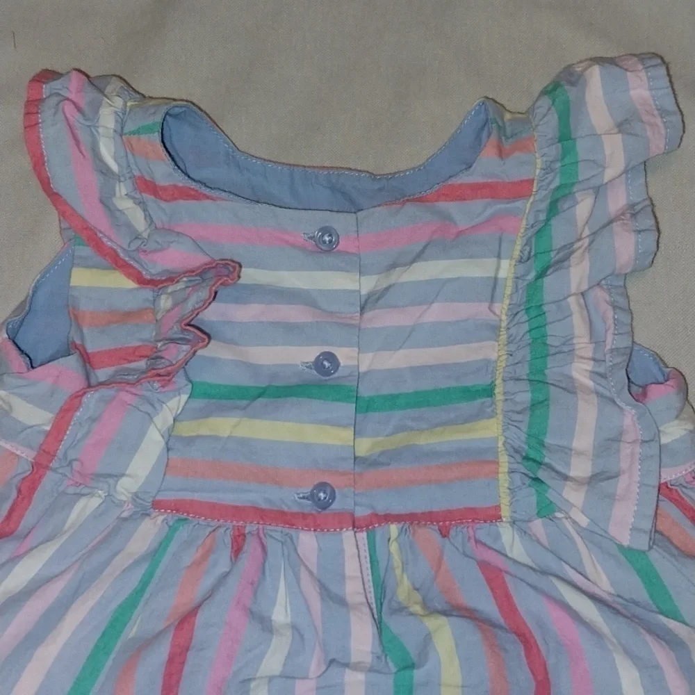 Baby Gap Ruffle Stripe top 18-24 month